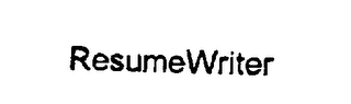 RESUMEWRITER