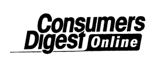 CONSUMERS DIGEST ONLINE