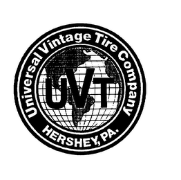 UNIVERSAL VINTAGE TIRE COMPANY HERSHEY, PA. UVT