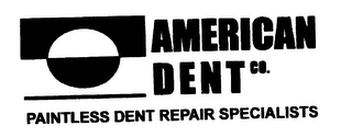 AMERICAN DENT CO.  PAINTLESS DENT REPAIR SPECIALISTS