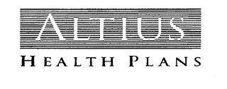 ALTIUS HEALTH PLANS