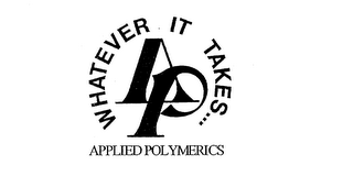 AP WHATEVER IT TAKES...  APPLIED POLYMERICS