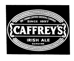 THE THOMAS CAFFREY BREWING COMPANY SINCE 1897 CAFFREY'S IRISH ALE GENUINE