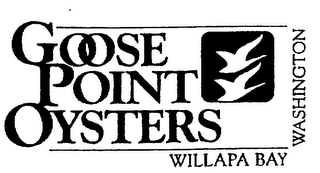 GOOSE POINT OYSTERS WILLAPA BAY WASHINGTON
