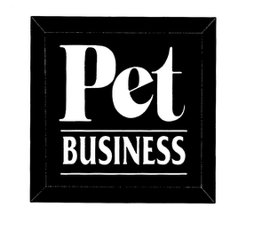 PET BUSINESS