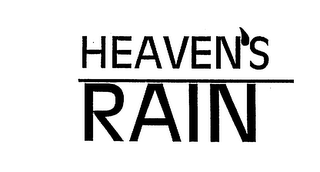 HEAVEN'S RAIN