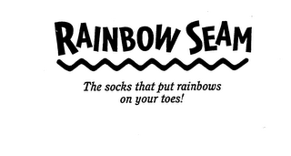 RAINBOW SEAM THE SOCKS THAT PUT RAINBOWS ON YOUR TOES!