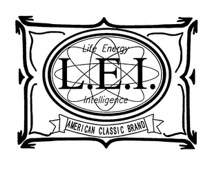 L.E.I. LIFE ENERGY INTELLIGENCE AMERICAN CLASSIC BRAND