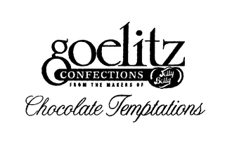 GOELITZ CONFECTIONS FROM THE MAKERS OF JELLY BELLY CHOCOLATE TEMPTATIONS