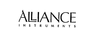 ALLIANCE INSTRUMENTS