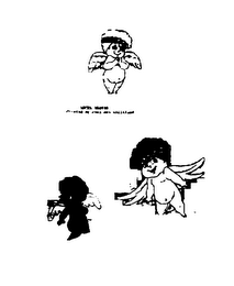 THE DESIGN CONSIST OF ANIMATED BABY ANGELS CALLED ANGEL BABIES