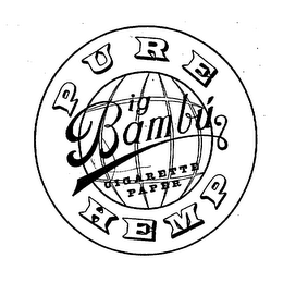 BIG BAMBU CIGARETTE PAPER PURE HEMP