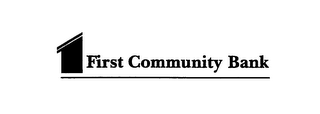 1 FIRST COMMUNITY BANK