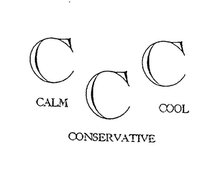 CCC CALM CONSERVATIVE COO