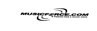 MUSICFORCE.COM IF HEAVEN HAD A MUSIC STORE