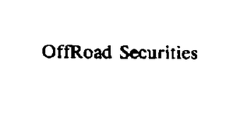 OFFROAD SECURITIES