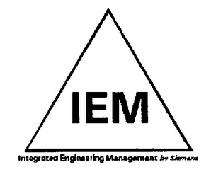IEM INTEGRATED ENGINEERING MANAGEMENT BY SIEMENS