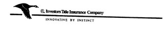 CITI INVESTORS TITLE INSURANCE COMPANY INNOVATIVE BY INSTINCT