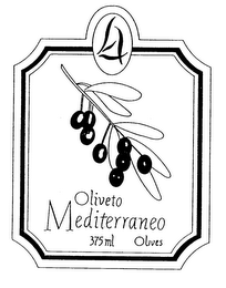 OLIVETO MEDITERRANEO 375ML OLIVES