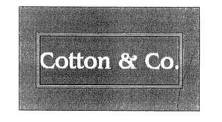 COTTON & CO.