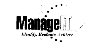 MANAGE IT IDENTIFY, EVALUATE, ACHIEVE