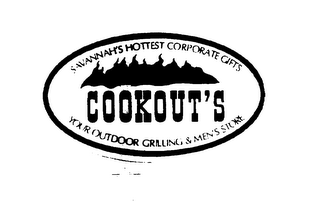 COOKOUT'SSAVANNAH'S HOTTEST CORPORATE GIFTS YOUR OUTDOOR GRILLING & MEN'S STORE