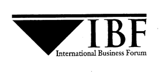 IBF INTERNATIONAL BUSINESS FORUM