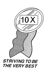 STRIVING TO BE THE VERY BEST 10 X