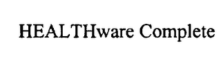 HEALTHWARE COMPLETE