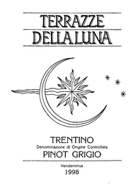 TERRAZZE DELLA LUNA TRENTINO DENOMINAZIONE DI ORIGINE CONTROLLATA PINOT GRIGIO VENDEMMIA 1998