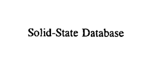 SOLID-STATE DATABASE