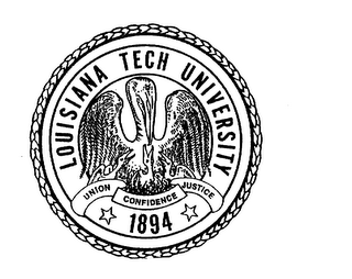 LOUISIANA TECH UNIVERSITY UNION CONFIDENCE JUSTICE 1894