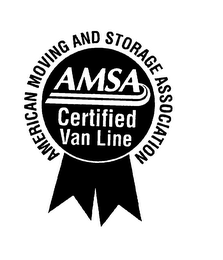 AMERICAN MOVING AND STORAGE ASSOCIATION AMSA CERTIFIED VAN LINE