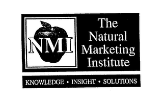 NMI THE NATURAL MARKETING INSTITUTE KNOWLEDGE INSIGHT SOLUTIONS