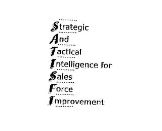 STRATEGIC AND TACTICAL INTELLIGENCE FOR SALES FORCE IMPROVEMENT