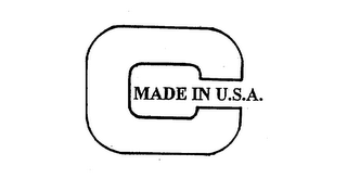 C MADE IN U.S.A.