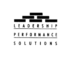 LEADERSHIP PERFORMANCE SOLUTIONS