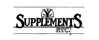 SUPPLEMENTS ETC.