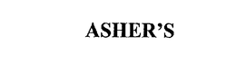 ASHER'S