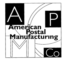 A P M AMERICAN POSTAL MANUFACTURING CO