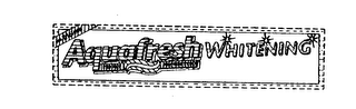 AQUAFRESH TRIPLE PROTECTION WHITENING