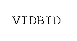 VIDBID