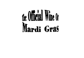 THE OFFICIAL WINE OF MARDI GRAS