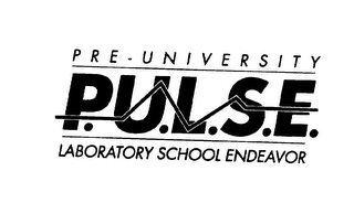 P.U.L.S.E.  PRE - UNIVERSITY LABORATORY SCHOOL ENDEAVOR