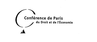 CONFERENCE DE PARIS DU DROIT ET DE I'ECONOMIE