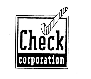 CHECK CORPORATION