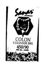 SANAR NATURALS ACTIVE NATURAL FIBERS COLON CLEANSER 2002
