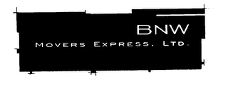BNW MOVERS EXPRESS, LTD.