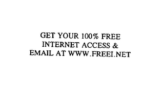 GET YOUR 100% FREE INTERNET ACCESS & EMAIL AT WWW.FREEI.NET