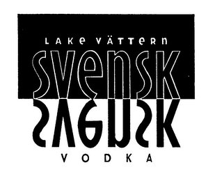 LAKE VATTERN SVENSK V O D K A